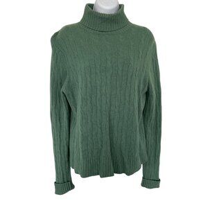 Green Turtleneck Sweater
